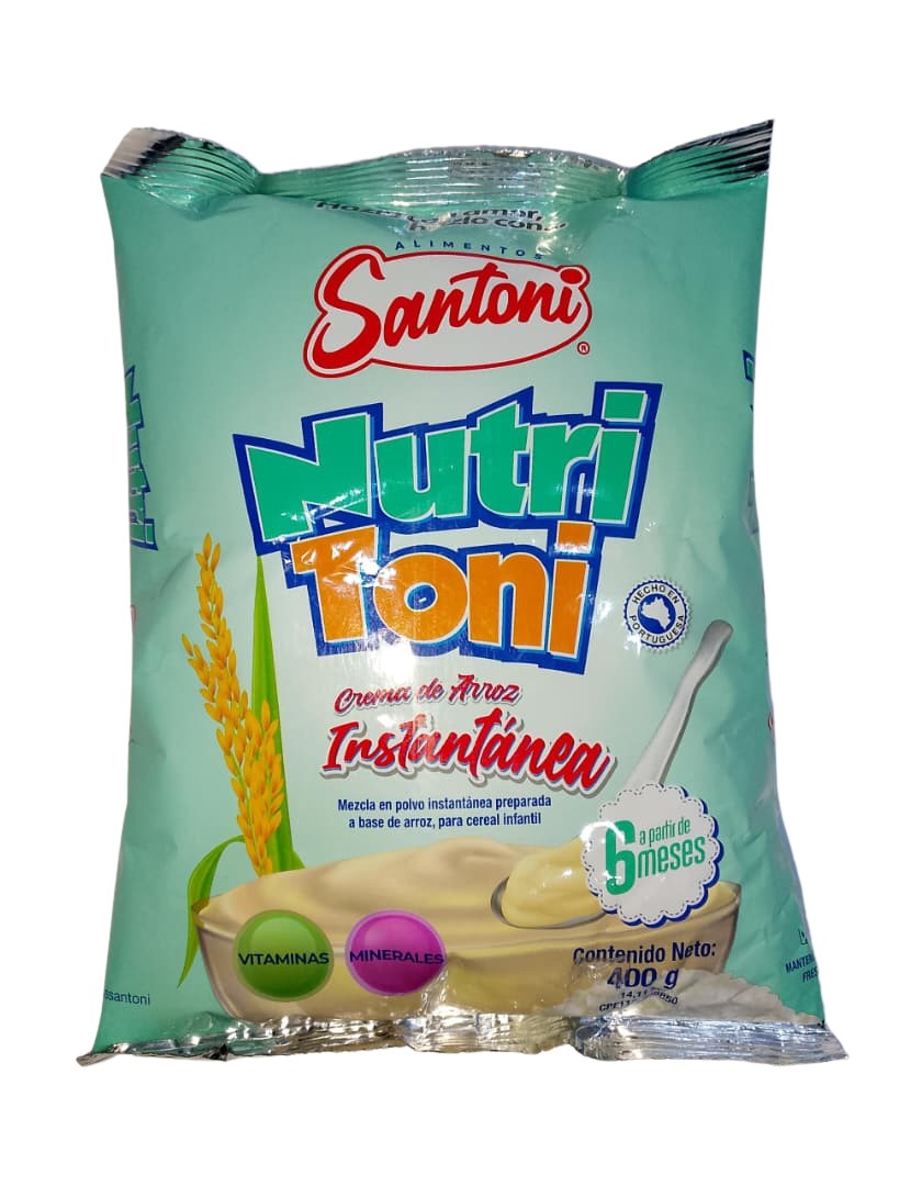 CREMA DE ARROZ INST. NUTRI TONI 12X400GR