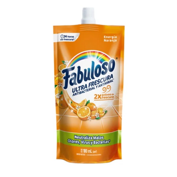 LIMPIADOR LIQ FABULOSO NARANJA 72X180ML