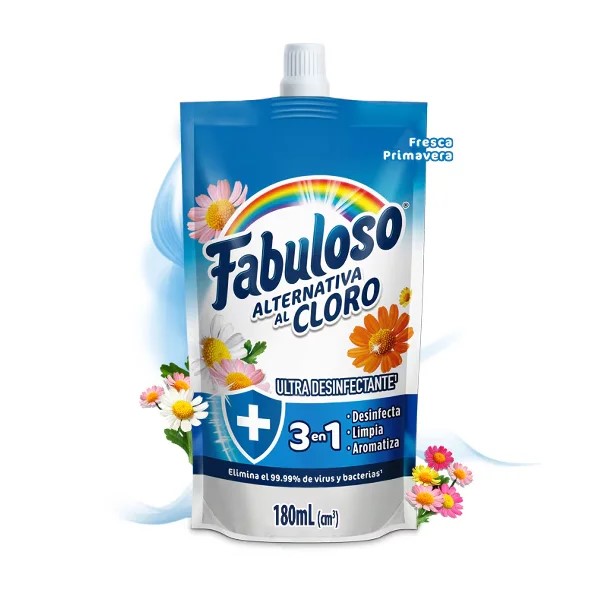 LIMPIDOR LIQ FABULOSO AZUL CLARO 72X180M