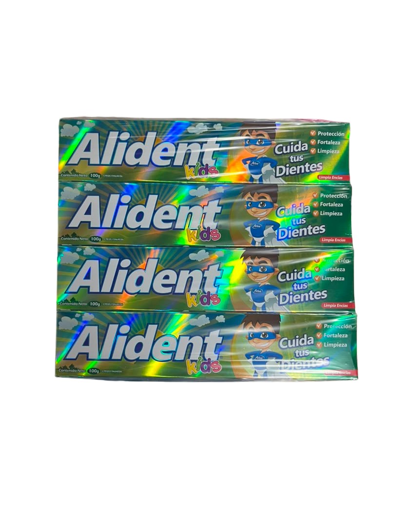 CREMA ALIDENT KIDS NIÑO 8X12X100GR