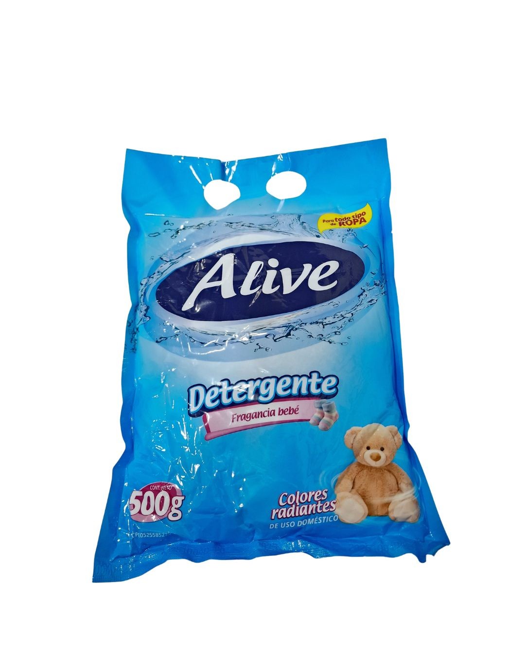 JABON POLVO ALIVE BEBE AZUL CL. 24X500GR