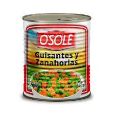 GUISANTE Y ZANAHORIA OSOLE LATA 24X280GR