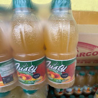 JUGO JUSTY DURAZNO 15X400ML