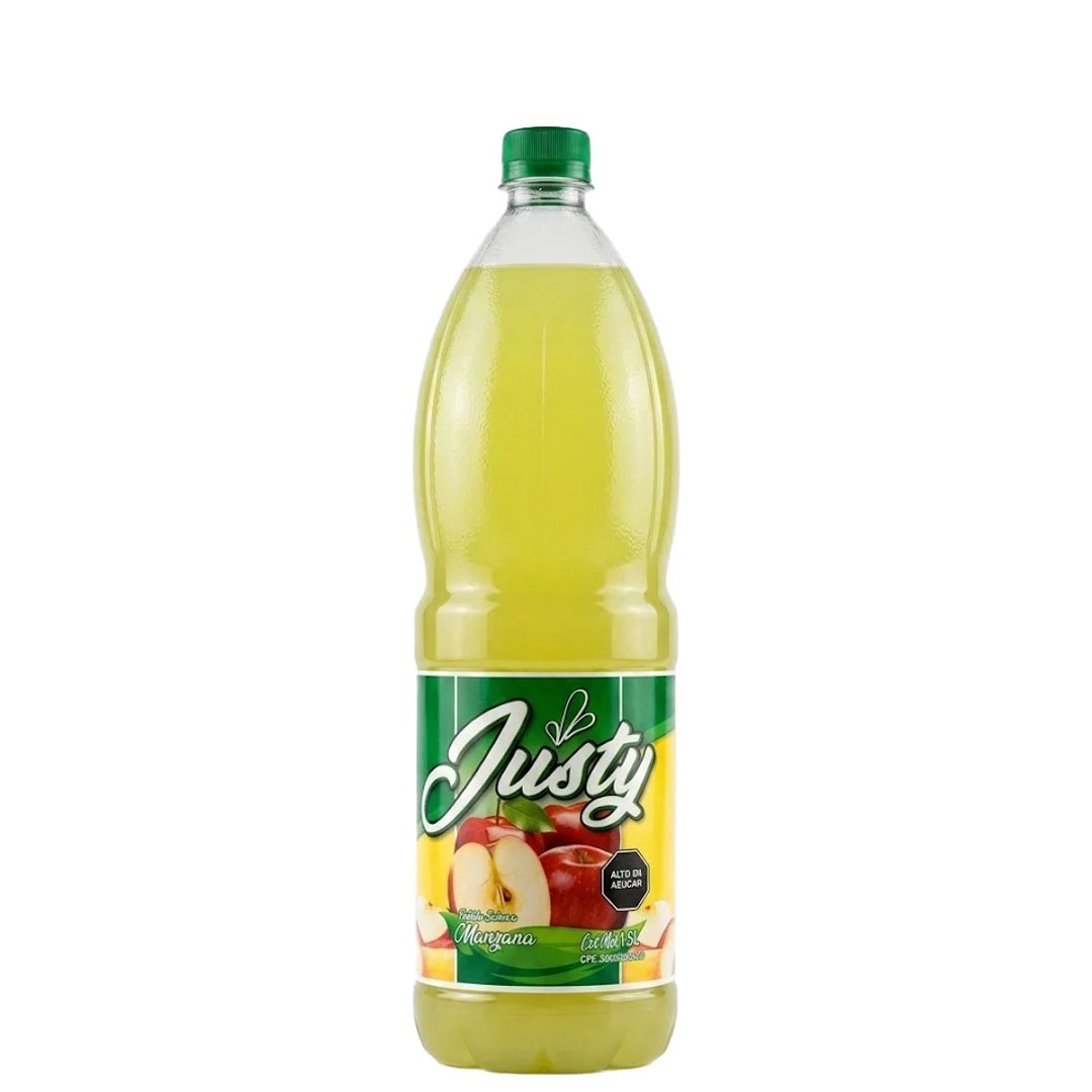 JUGO JUSTY MANZANA 12X1.5LTS