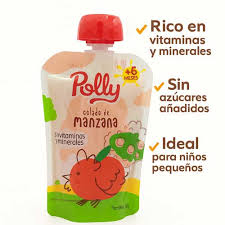 COLADO POUCH POLLY MANZANA 24X100GR