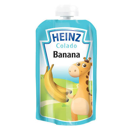 COLADO HEINZ POUCH BANANA 24X113GR