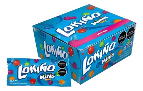 CARAMELO LOKIÑO MINIS FRUTAL 12X12X30GR