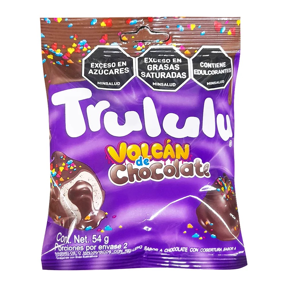 TRULULU SNACK MASM. VOLCAN DE CHOC. 12X54GR