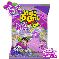 CHUPETA BIG BOM YOGURT MORA 8X48UNID