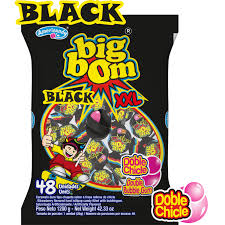 CHUPETA BIG BOM NEGRA 8X48UNID