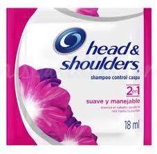 SHAMPOO HEAD&SH SOBRE ROSADO 25TIRASX12X18ML