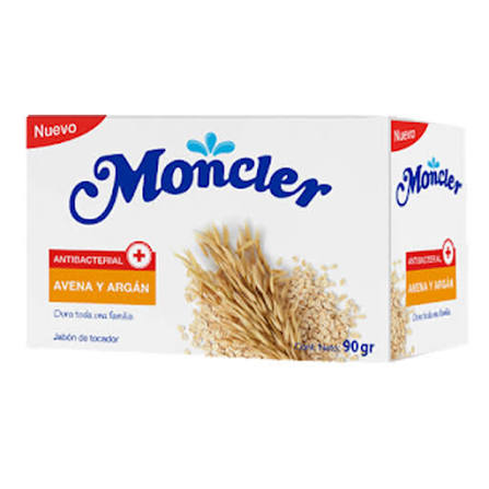 JABON BAÑO MONCLER AVENA Y ARGAN 72X90GR