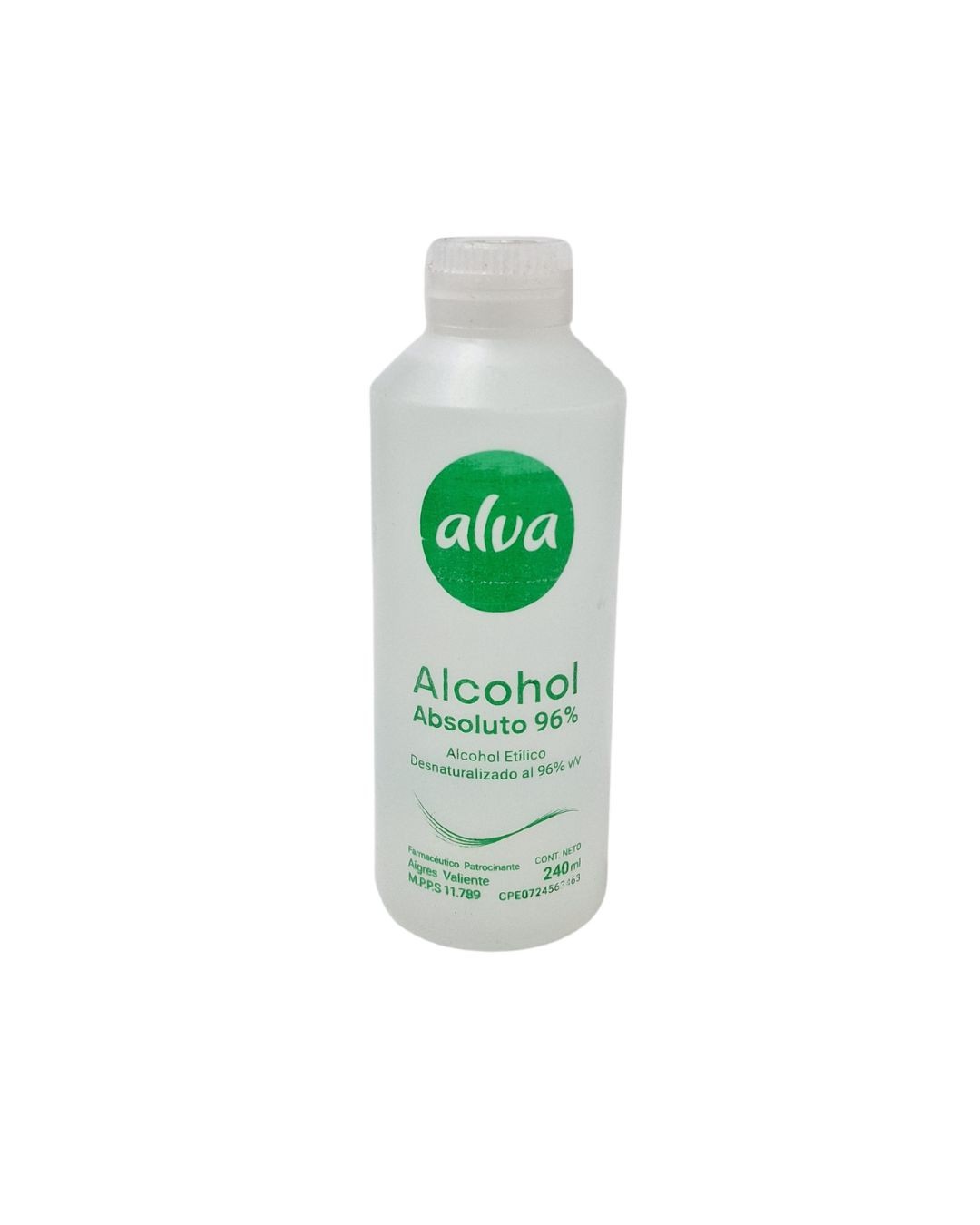 ALCOHOL ABSOLUTO ALVA 96% 36X240CC