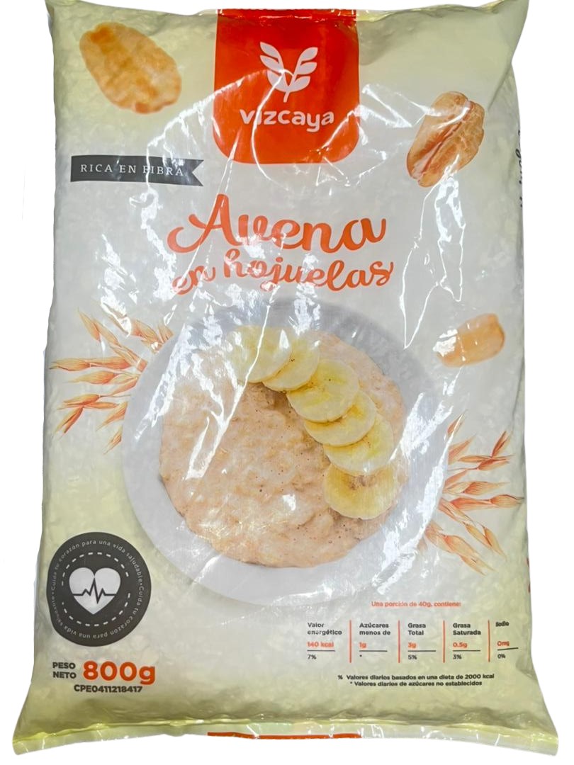 AVENA HOJUELAS VIZCAYA 12X800GR